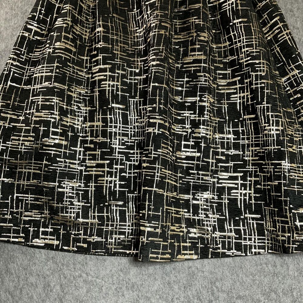 Alex Marie Skirt Womens 8 Black Shimmer Pleated Knee Length Lined Party NWT - Picture 3 of 10